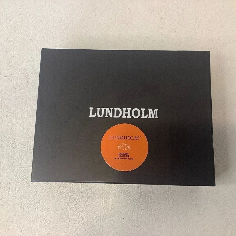 New Lundham Leather Wallet Scandinavian Design 4.75